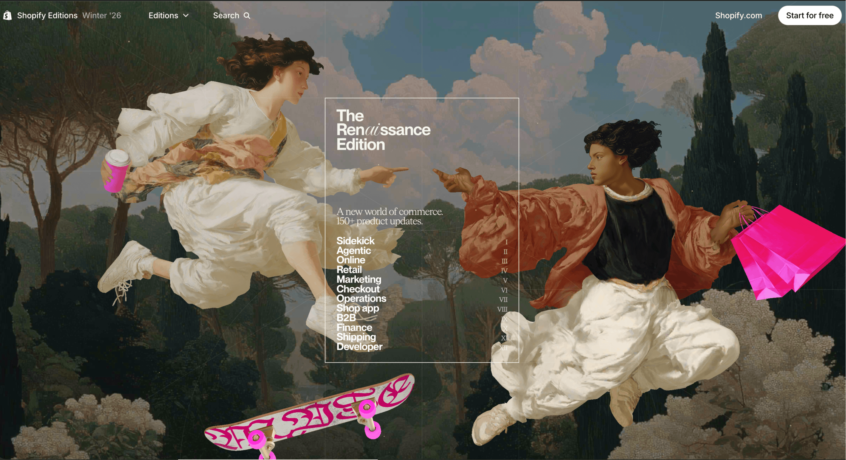 Shopify Editions / page structure